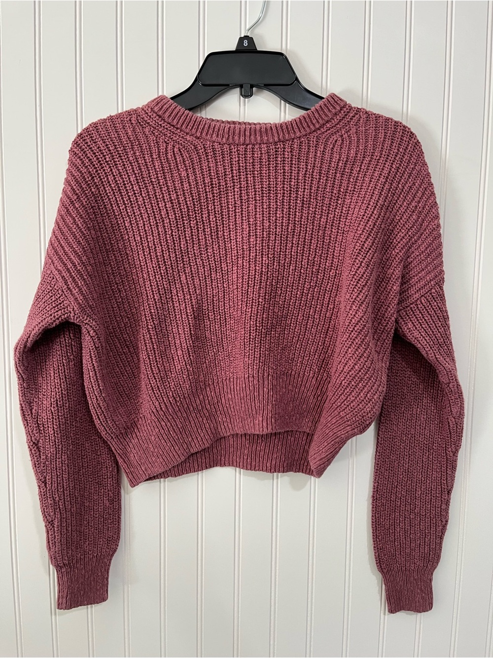 Madewell Ribbed Crewneck Sweater in Dusty Rose - Picture 4 of 6